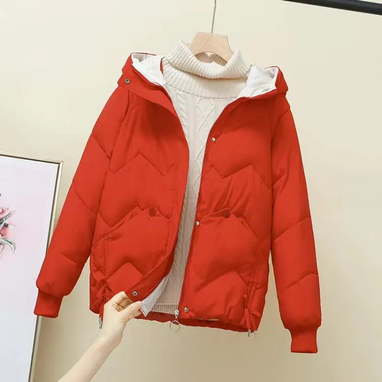 

Winter New Fashion Stand Collar Women Down Jackets Female Casual Loose Ultra Lightweigh White Duck Down Warm Coat