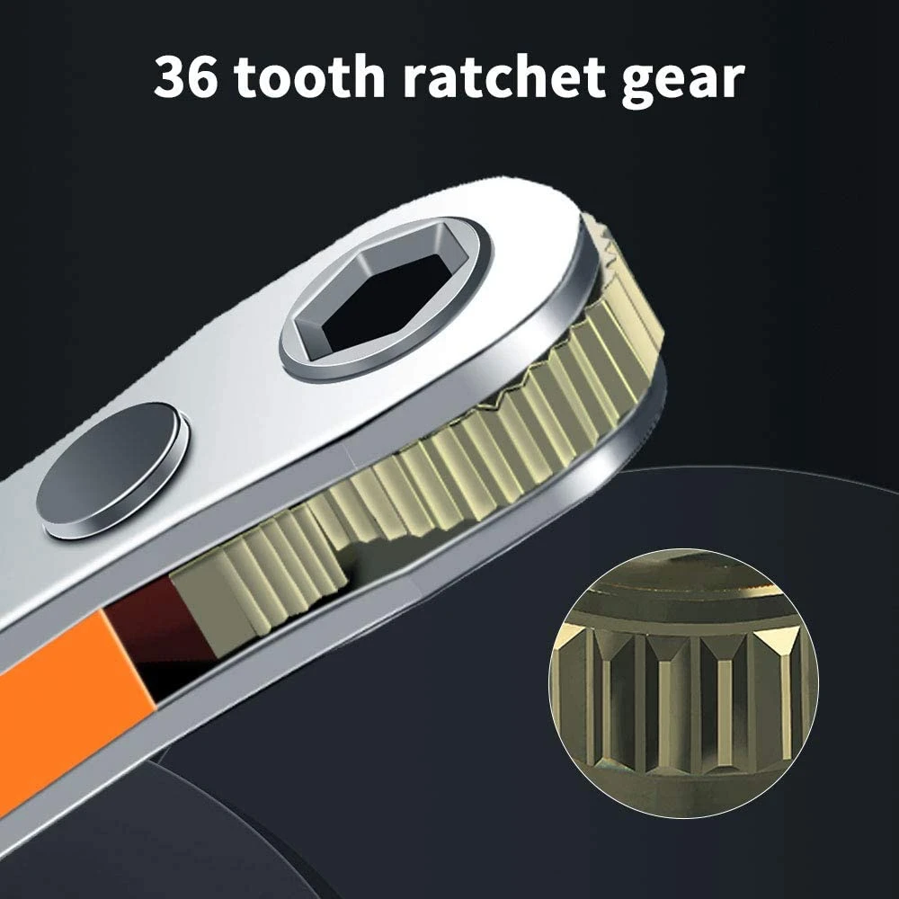 1/4 미니 래칫 스크루 드라이버, 1/4 인치 고 토크 드라이브, 래칫이있는 가역 미니 육각 스크루 드라이버, 1Pcs 재스민