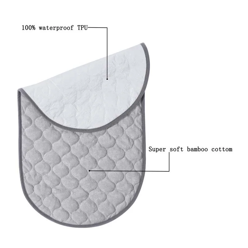 Newborn Baby Diaper Mat Soft Waterproof Nappy Sheet Toddler Reusable Diaper Changing Pad Simple Solid Color Infant Care Supplies