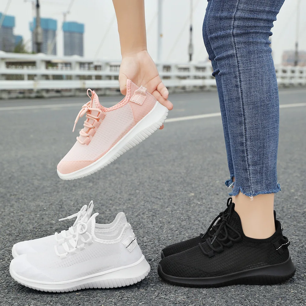 Women 2024 New Women's Shoes Instagram Versatile Casual Shoes Breathable, Lightweight, Comfortable Mesh Sports Shoes for Women