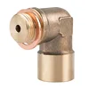 90 Degree Oxygen Sensor Adapter Brass Elbow Fitting M18*1.5 1