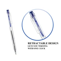 50pcs Retractable Ballpoint Pens, Medium Point Marker Pens, Ball Point Pens Smooth Writing Click Pens for Journal Writing 4