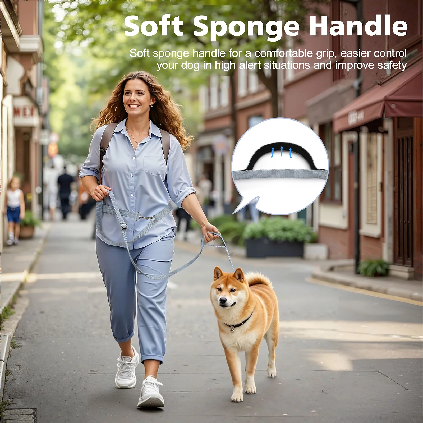 Hands Free Crossbody Dog Leash 6