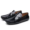 Spring Autumn Mens Loafers Luxury Men Slip On Leather Shoes Black Loafer Shoes Size 37-46 47 Dropshipping 3