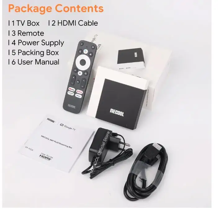 Mecool km7 plus 2Gb Ram 16Gb Mémoire Android 11 avec abonnement iptv 12