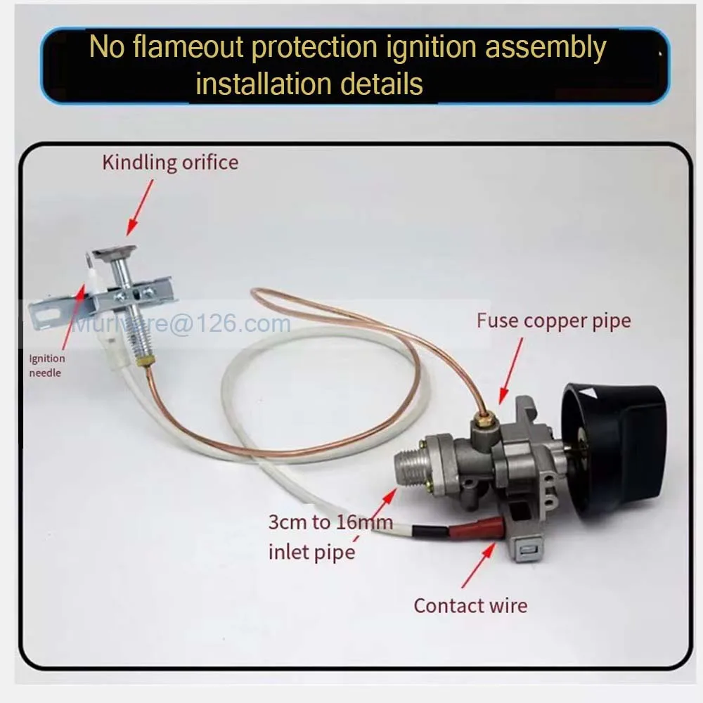 Without Flameout Protection Gas Spark Assembly Igniter Electronic Ignition Switch Used For Rice Steam Oven