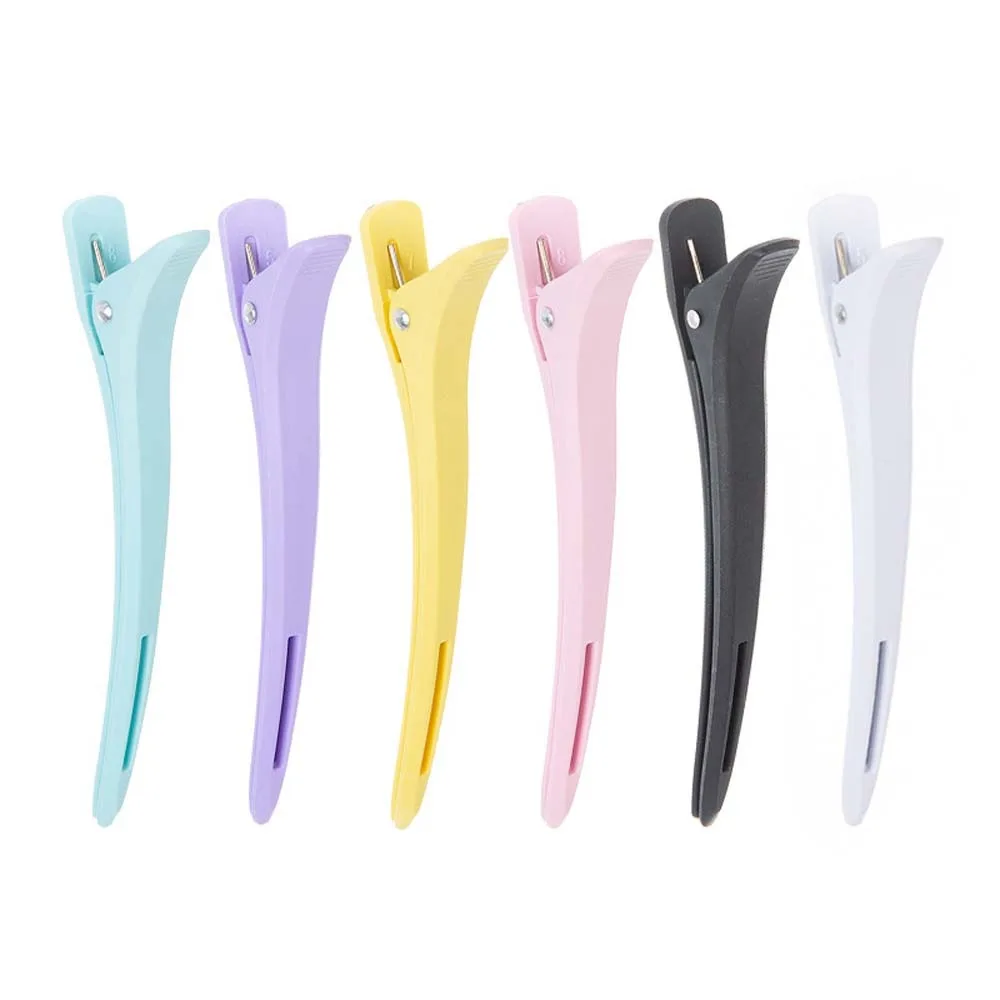 

Colorful Duckbill Hair Clip Hairdressing Styling Tool Crocodile Clips Barber Supplies ABS Partition Hairpins Hair Accessories