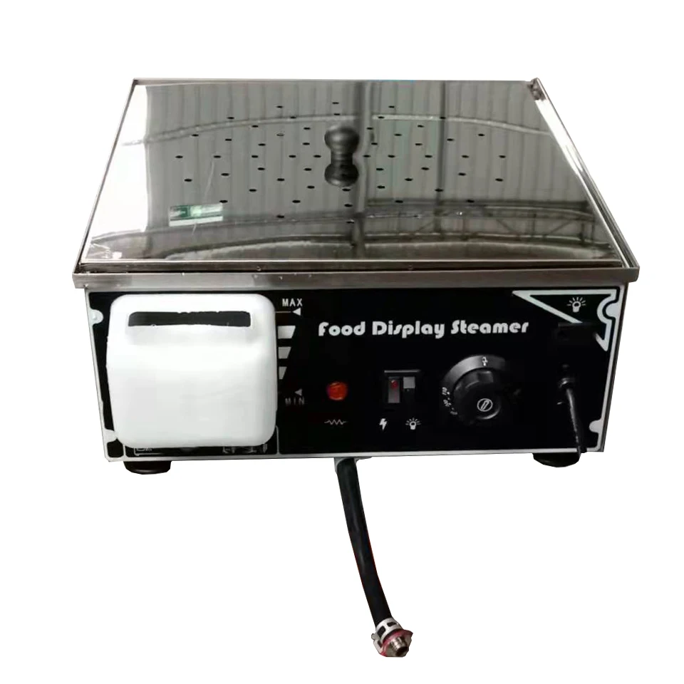 EH500D-4  220V 110V Mini Electric Chinese Bun Steamer Machine Commerical Stainless Steel Food Steamer With 4 Steam Outlet 2