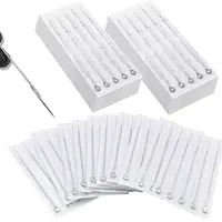 100/50/10pcs  Sterilized Tattoo Needles RL RS M1 RM Tattoo Needle for Tattoo Permanent Makeup Machine 1