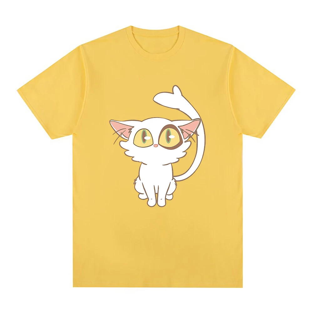 Cute Kawaii Y2K Chibi Yellow Sunflower White Shirt