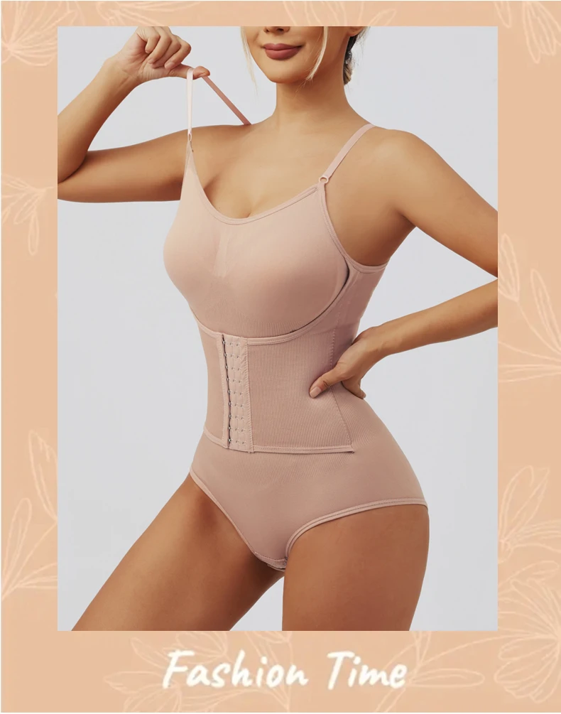Flarixa-Body con botonadura para mujer, ropa moldeadora adelgazante, corsé reductor, moldeador de cuerpo, ropa interior modeladora, bragas con Control de barriga