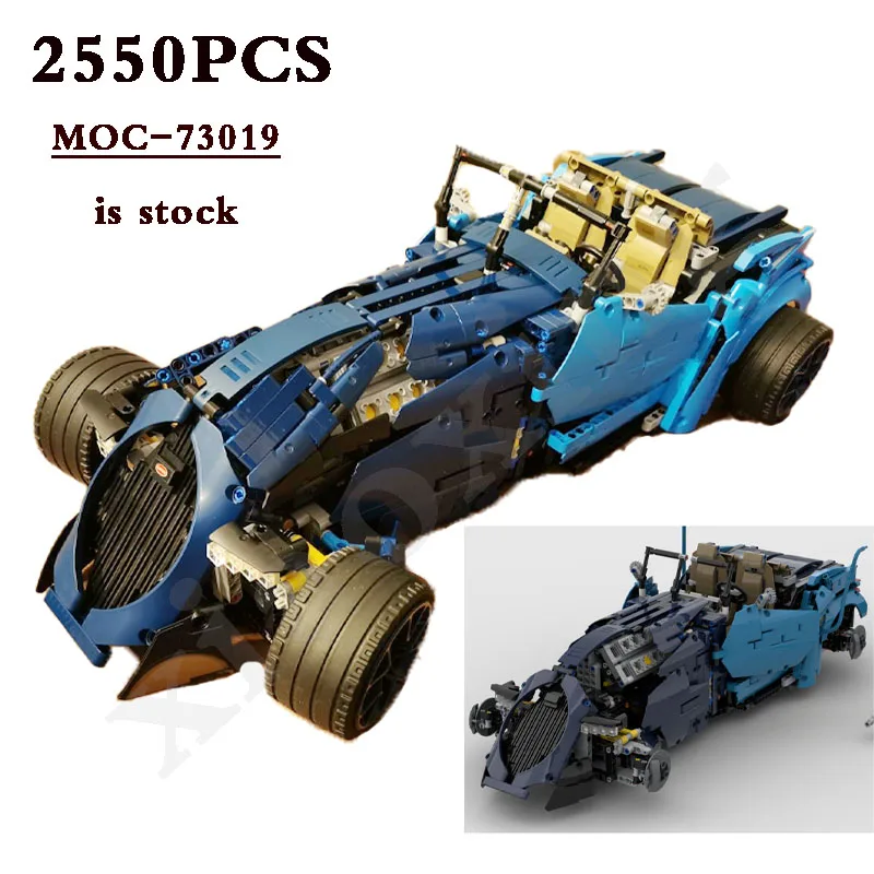 Classic Moc-73019 Hot Rod Sports Car 2550Pcs Assemblato Splicing Bricks Fit 42083 Tipo B Fun Adult Building Brick Regalo Di Compleanno