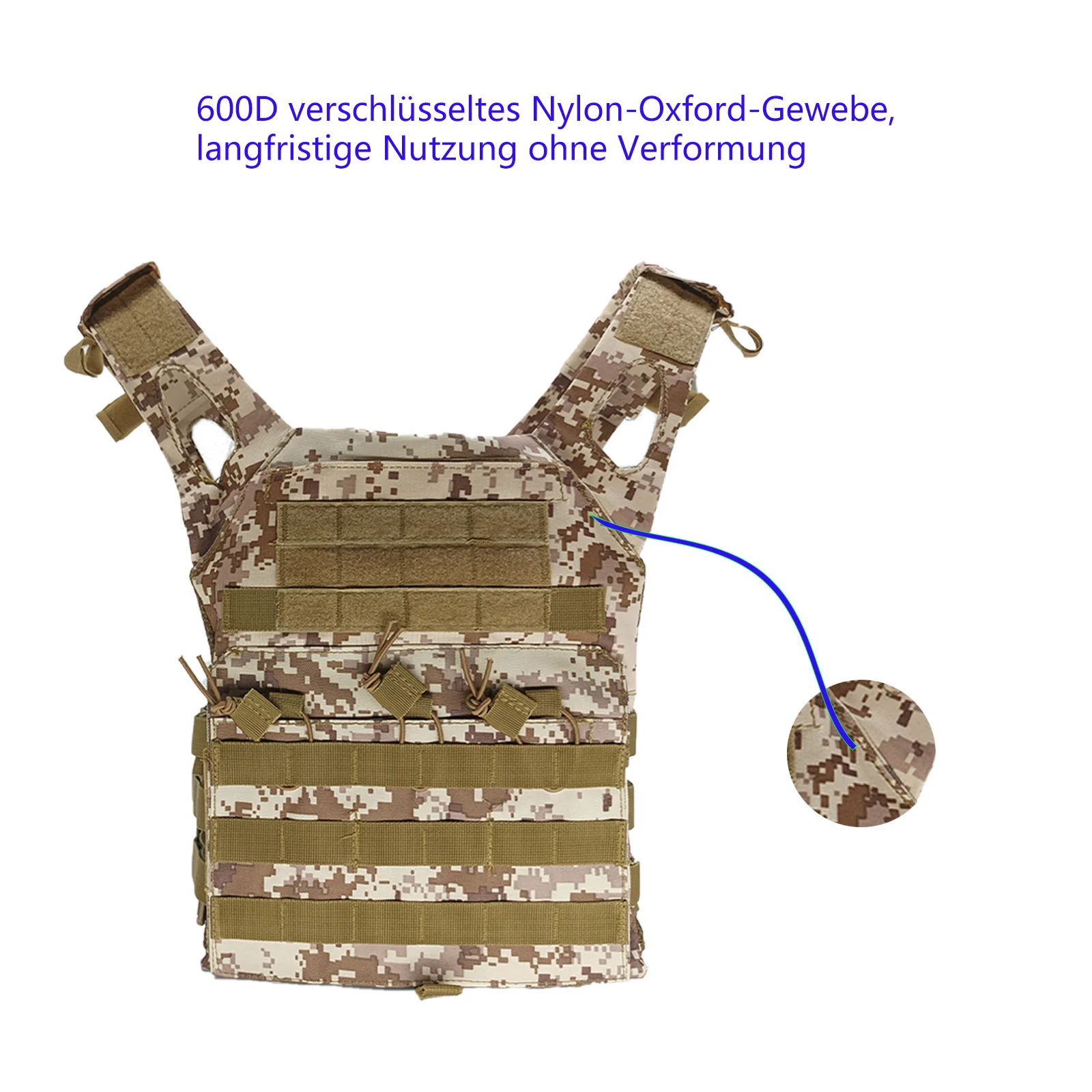 Polyester Tactical Military Training Vest for Outdoor Activities