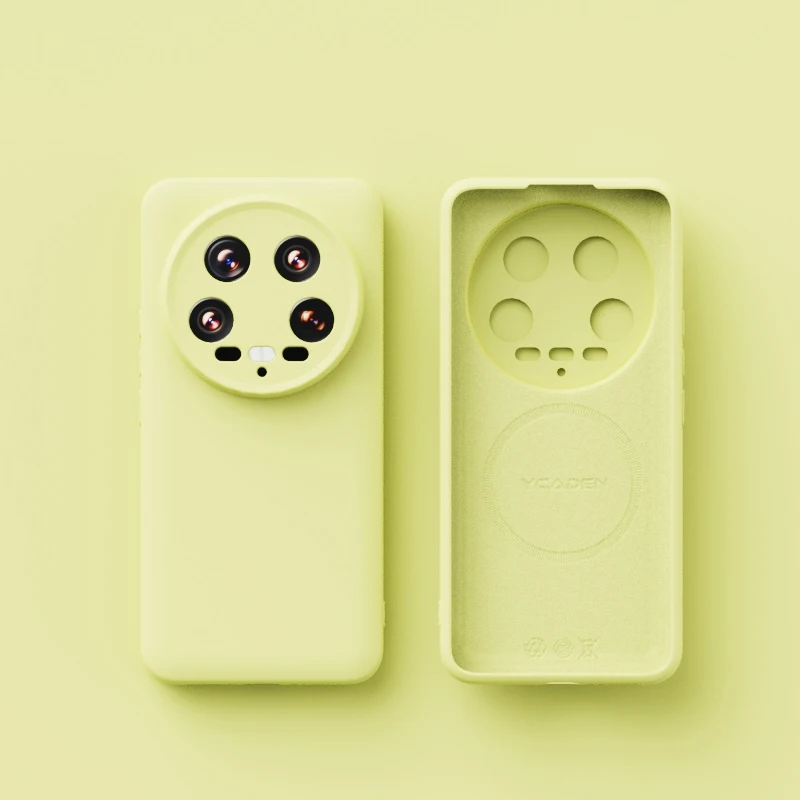 Enhanced Magnetic Liquid Silicone Case With Magsafe Wireless Charging Compatibility