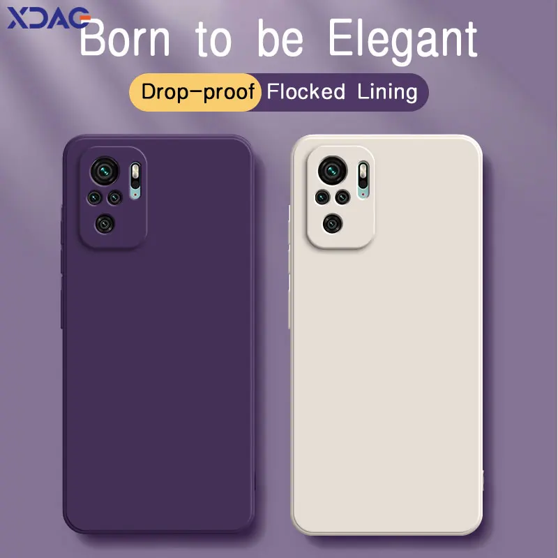 Stylish Square Liquid Soft Shockproof Phone Case