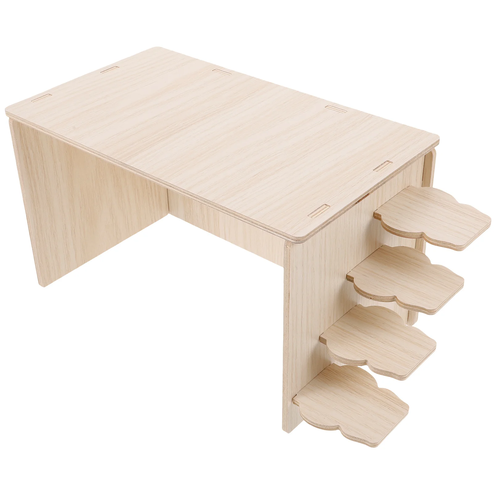 

Wooden Hamster Hideout House Wear-resistant Wood Hut Small Animal Nest Hamster Supply