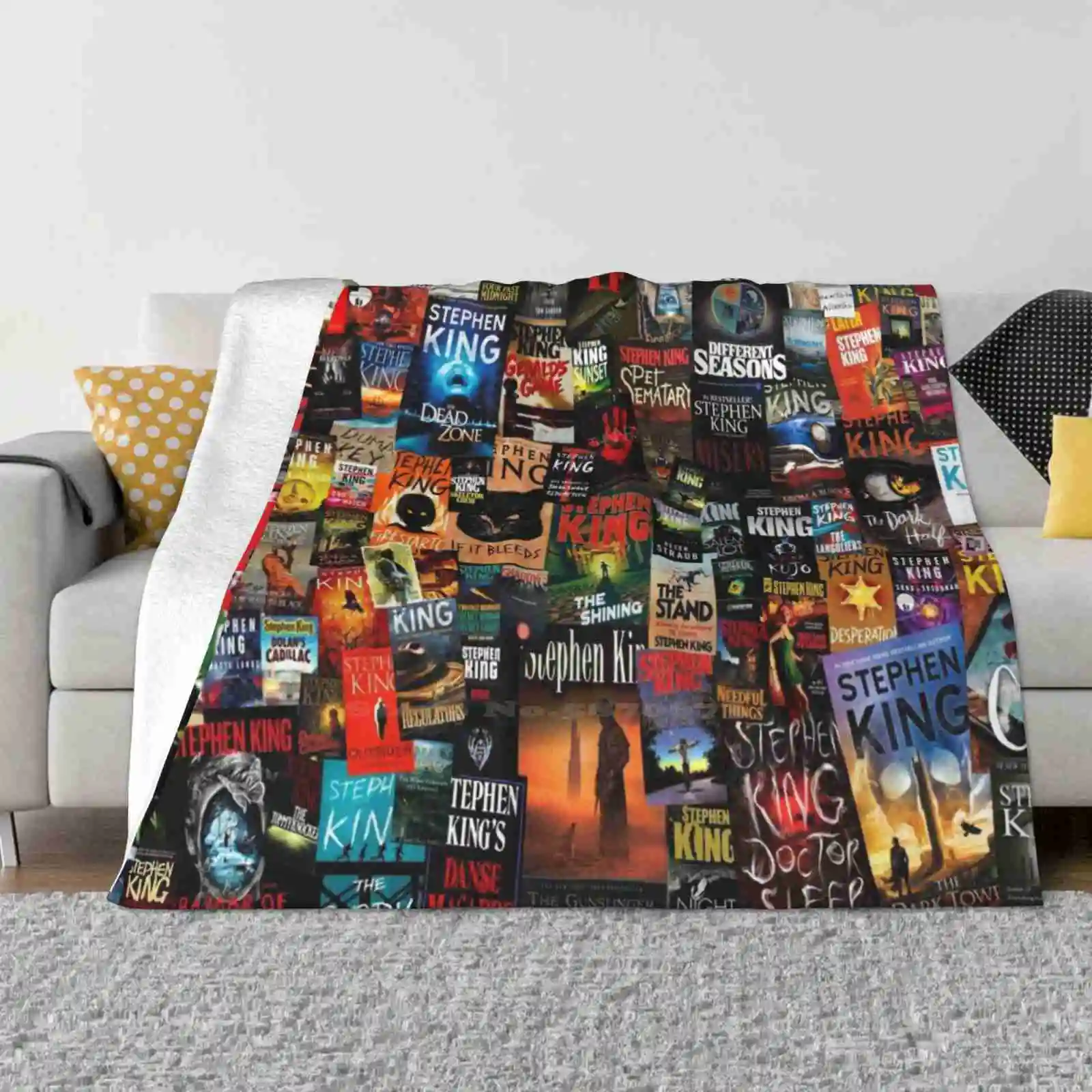 La Collezione Completa Di Stephen King Books Divano Letto Confortevole Di Alta Qualità Coperta Morbida Stephen King Stephen King Book Book
