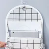 Fabric Hanging Storage Bag for Dormitory Wall Mounted Wall Door Bags Dual-Pocket Side Mesh Organizer Book Magazine Phone Holder 5
