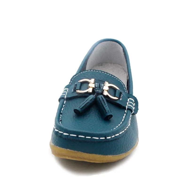 Spring Autumn Shoes Woman Cow Leather Flats Women Slip On Women's Loafers Female Moccasins Shoe