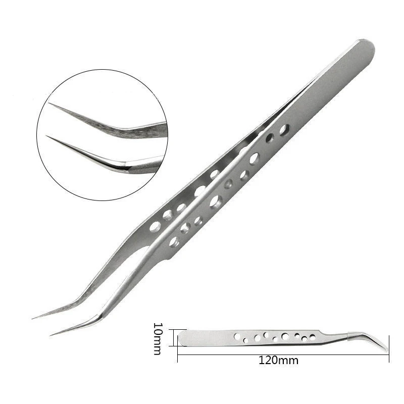 Precision Industrial Anti-static Magnetic Stainless Steel Tweezers Set for Electronics Soldering Maintenance,precision tweezers,esd anti static tweezers,soldering tweezers,phone repair tweezers