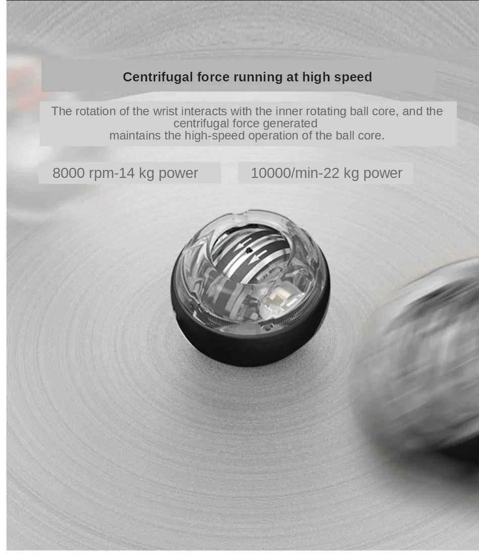 Boule de poignet, démarrage automatique, gyroscope... - Grandado