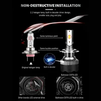 Dualvision H4 LED Headlight 3800W 3570 CSP LED H7 H1 H11 H8 9005 9006 HB3 HB4 H9 4300K 6500K 8000K 2PCS Fog Light Mini Diode 12V - Image 5