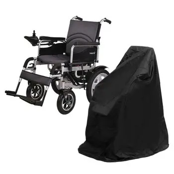 스쿠터 전기 수동 접이식 휠체어 커버, 먼지, 먼지, 눈, 비, 태양 광선으로부터 보호용, 전동 의자 커버