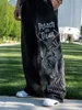 2025 New American Style Men's Pants Spring Autumn Anime Attack on Titan Print Jogger Cotton Loose Wide Leg Straight Pants 3
