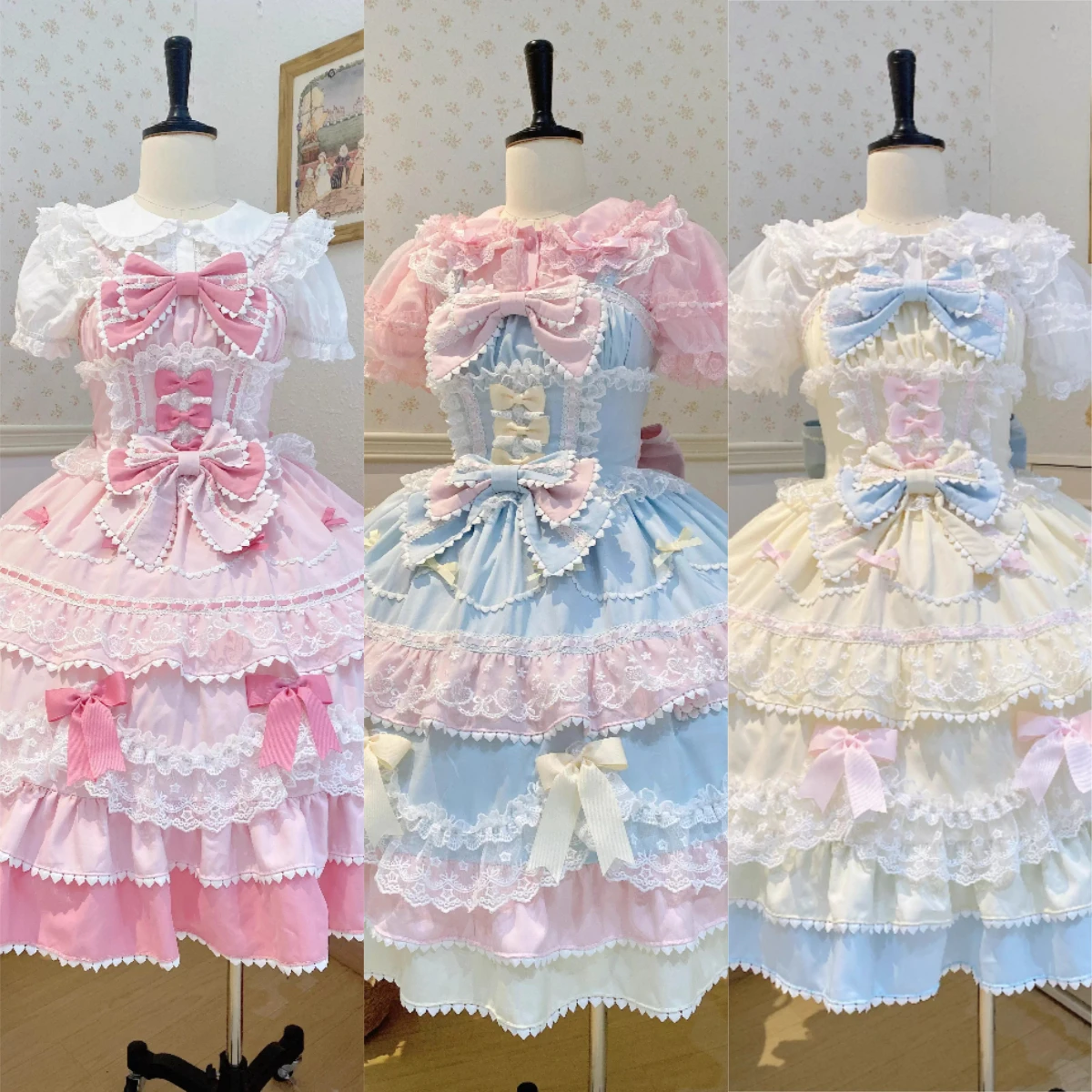 2000s Vintage Mini Dress Women Lace Retro Clothing Sleeveless Japanese Kawaii Lolita Dress Evening Party Chic Outfits Summer 1