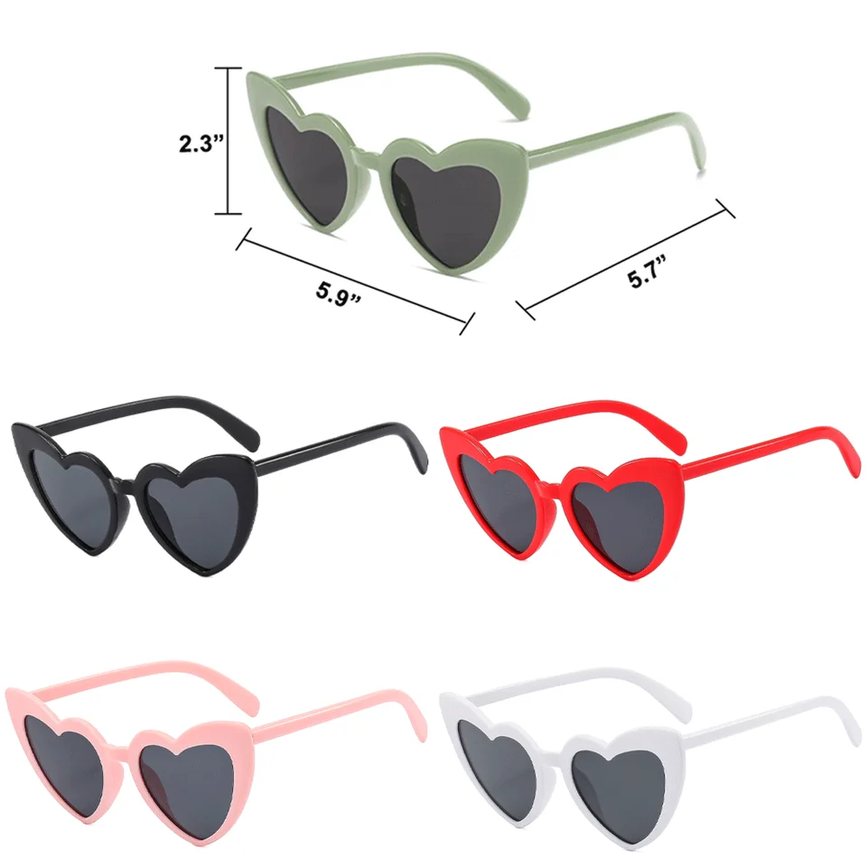 Occhiali da sole a cuore donna Designer di marca C... – Vicedeal