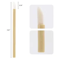 Bamboo Lip Applicators Disposable Lip Brush With Replacement Head Eco-friendly Lipstick Lip Gloss Wands Makeup Beauty Tool Kits 2