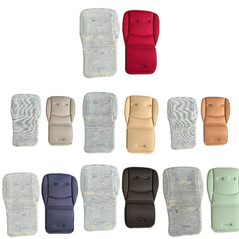 

127D Baby Stroller Liner Universal Cushion Pad for Pushchair Pram Stroller & Car Infant Cushion Pad Breathable
