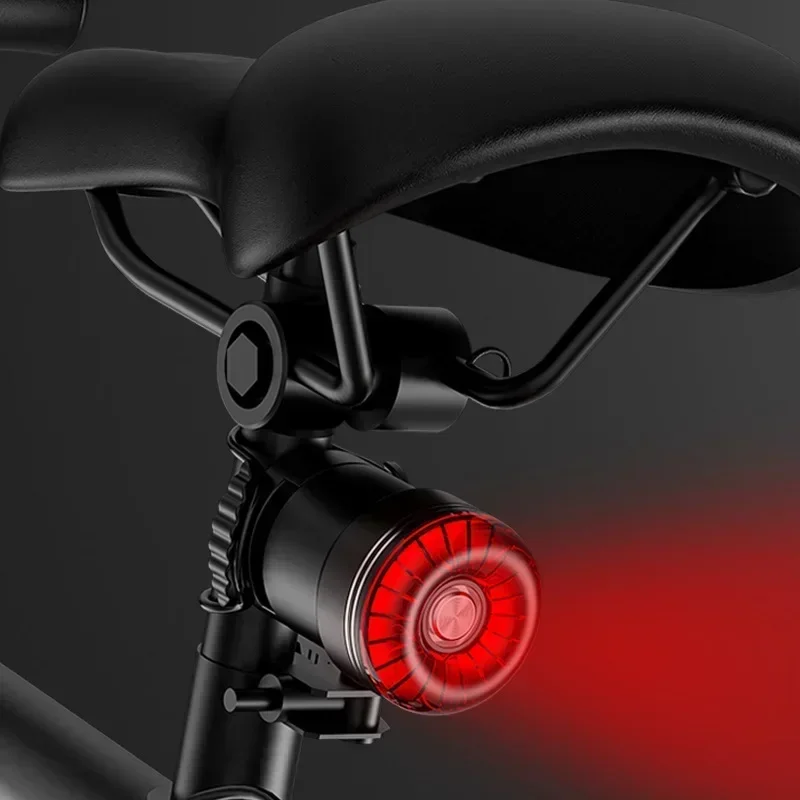 HOMEYA 2 Pack LED Bike Tail Lights, Bicycle Rear Cycling Safety Lights Clip On Strobe Warning Flashing Blinking Reflective Light Accessories
