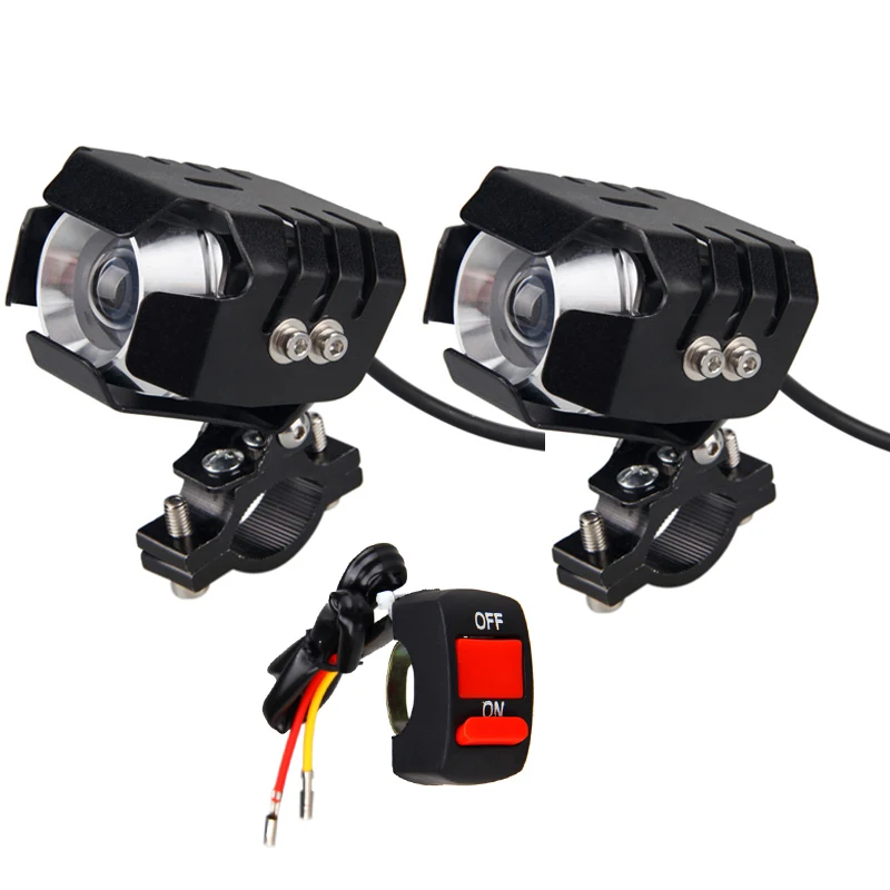 

1 Or 2PCS 1 Mode High 12V 24V 20W 3000LM 6500K Motorcycle LED Headlight Motorbike Motorcycle Driving Spot light Lamp Headlamp