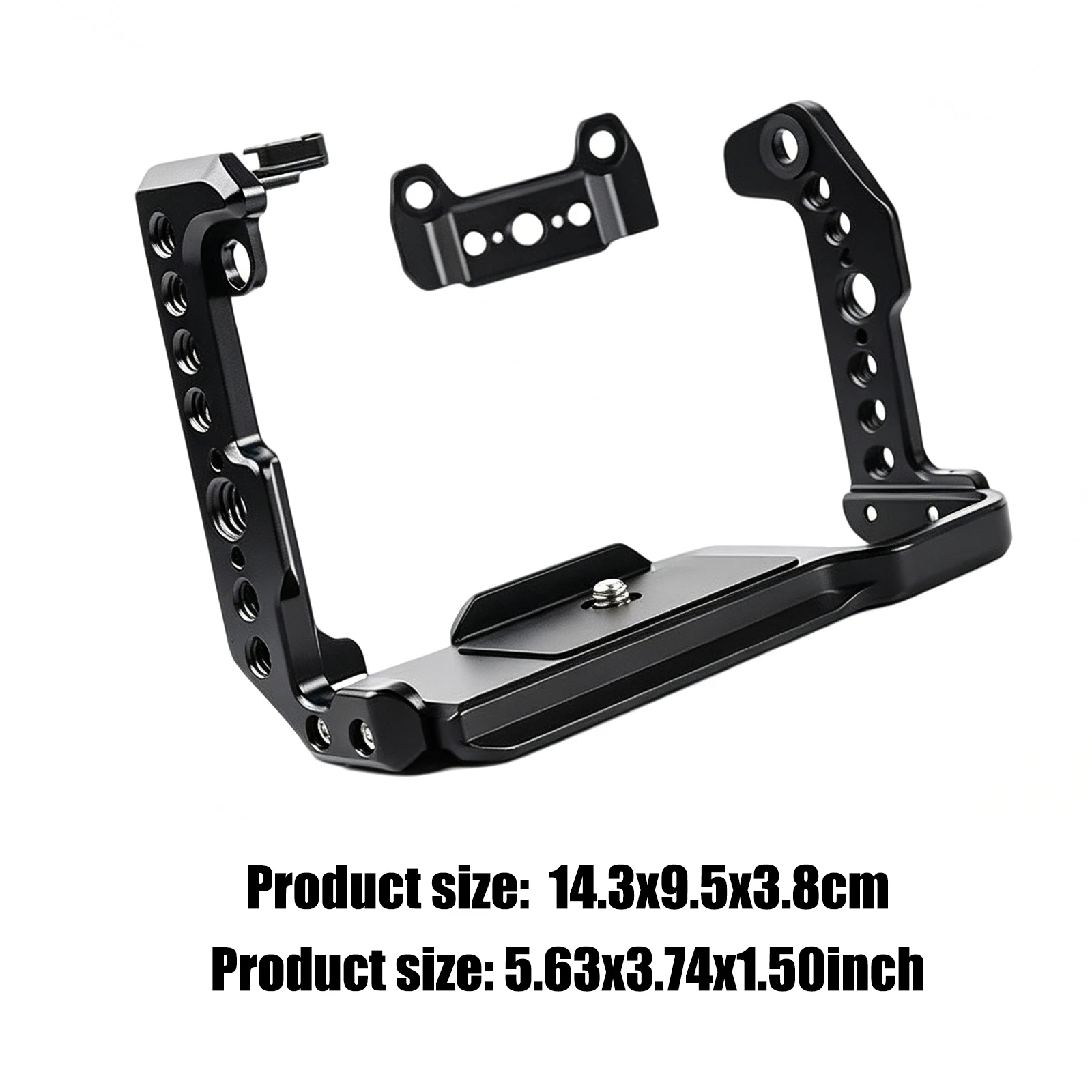FX30/FX3 카메라용 확장 포트가 있는 알루미늄 합금 케이지, DJI RS 짐벌용, 영화 제작 및 브이로그 촬영에 적합