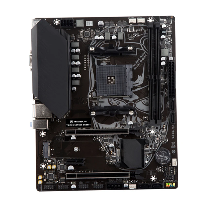 MAXSUN Gaming Motherboard Combo Terminator B550M with CPU