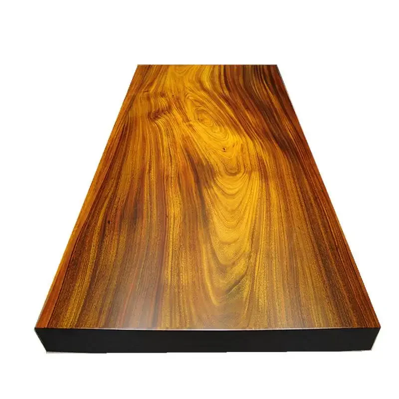 

Customized Okan solid wood large board tea table, original wooden board, Ba Hua tea table, walnut wood boss, office desktop, who