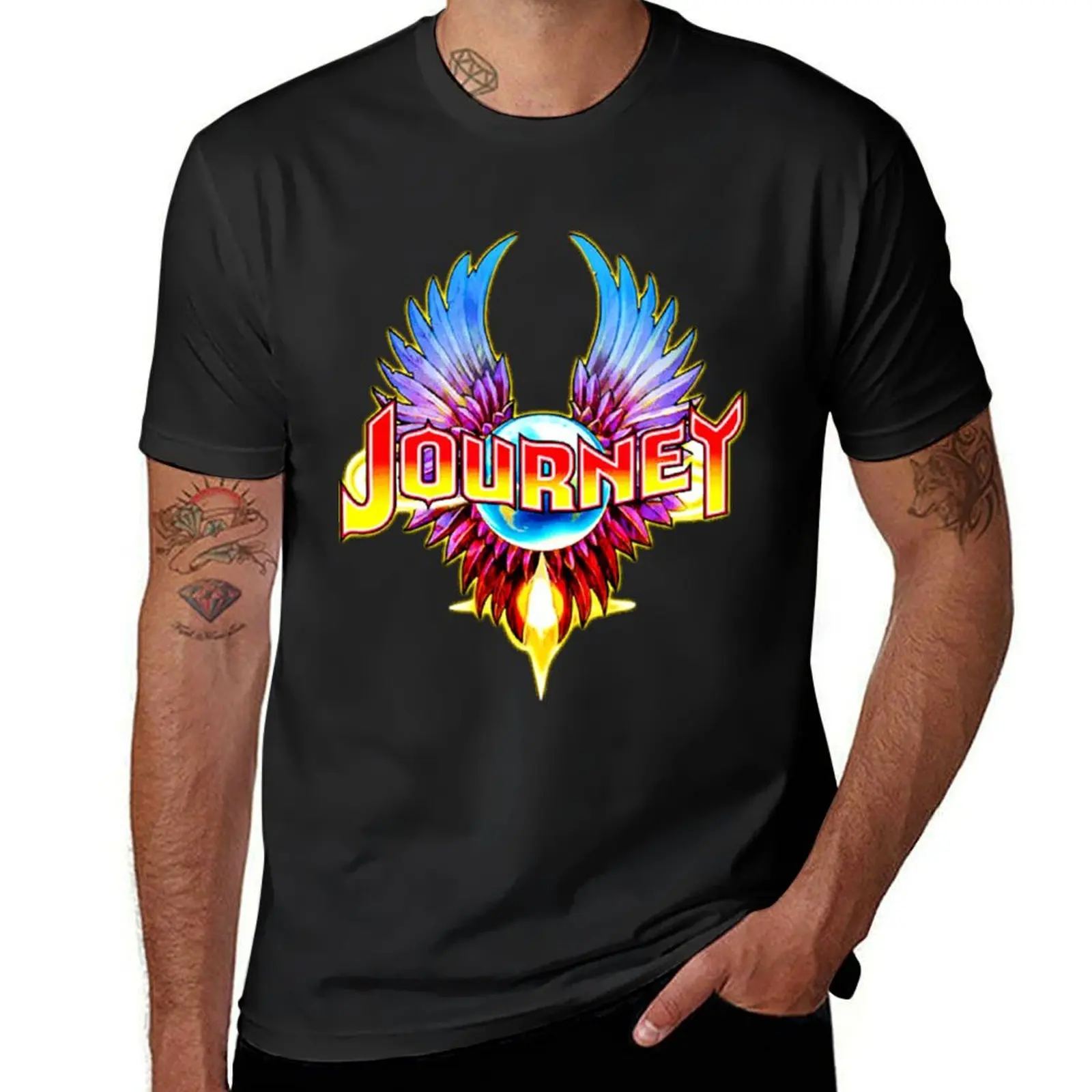 

Journey Band T-Shirt aesthetic clothes blacks tees Men's t-shirts