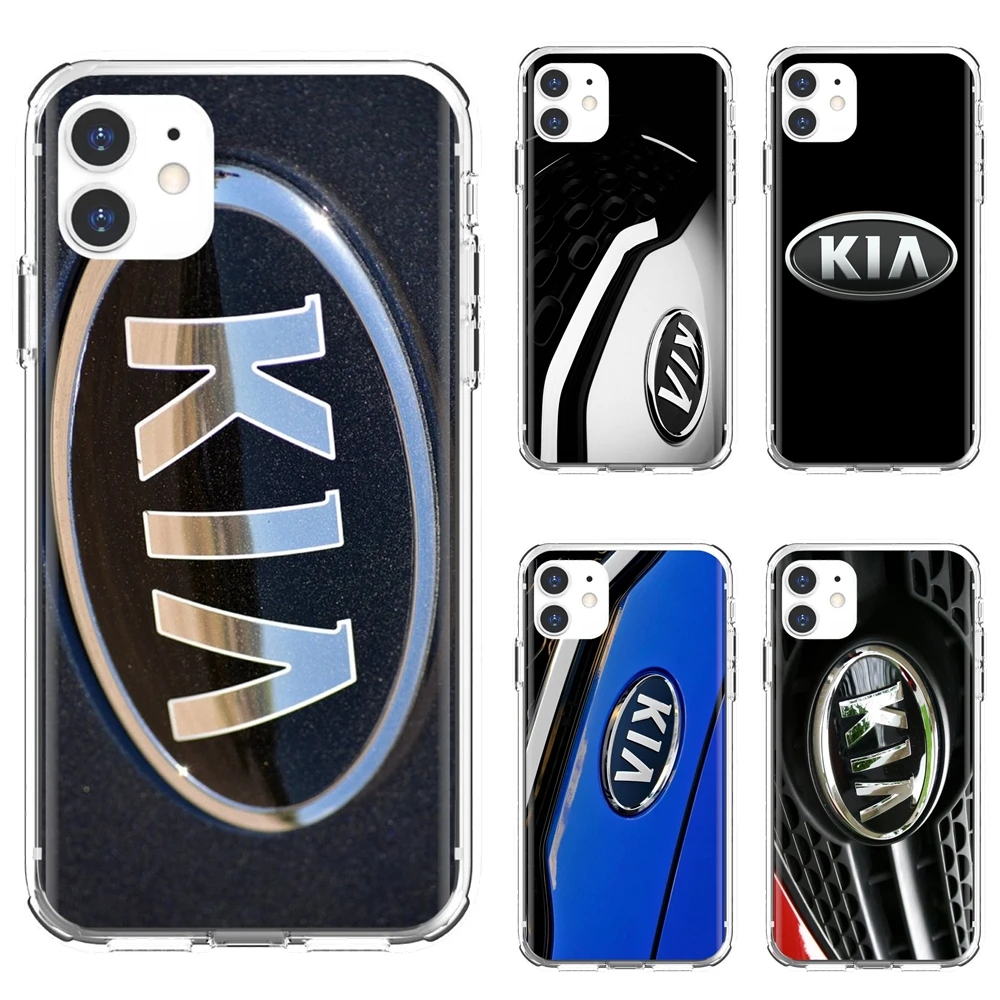 Автомобиль Kia с логотипом корейского бренда для iPod Touch iPhone 10 11 12 Pro 4S SE 5C 6 6S 7 8 X XR XS Plus