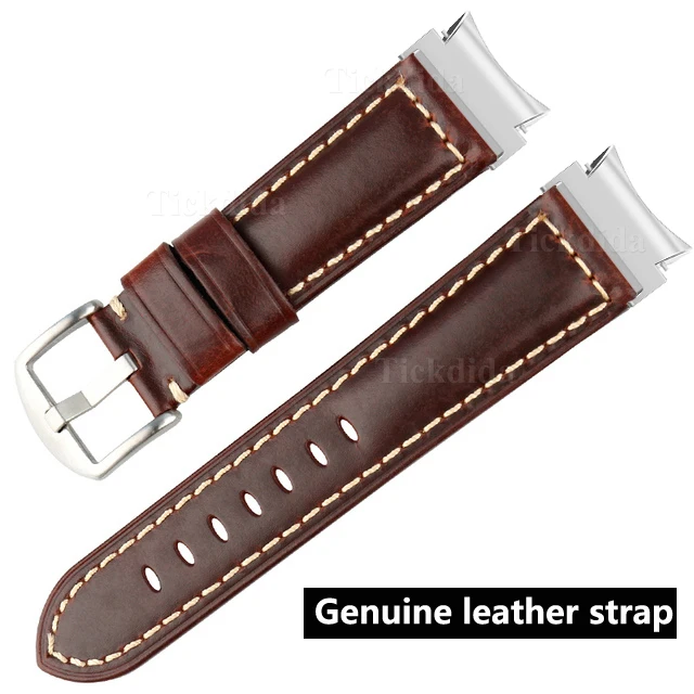 Premium Genuine Leather Quick Release Watch Strap - Elegant Accessory