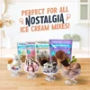 Ice Cream Maker Machine Homemade Frozen Yogurt Gelato Fun Kitchen Quick Electric Churner Party Handle  Ice Cream Kits Compatible 4