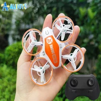 RC UFO Drone Remote Control Quadcopter Fixed-Height Aircraft Obstacle Avoidance Helicopter 360 Rotating with Light Kid Gift Toy