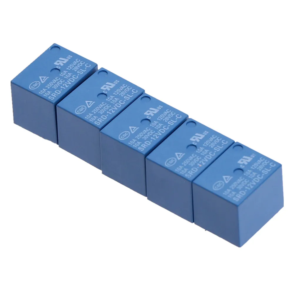 パワーリレー ピース ロット SRA-05VDC-CL SRA-12VDC-CL SRA-24VDC-CL 5v 12v 24v 20a 5 ...