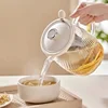 1.2L Smart Health Kettle Home Tea Making Machine Thermal Kettle Office 24h Reservation Glass Flower Teapot Mini Electric Kettle 3