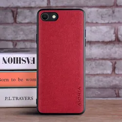 Luxury Textile Leather Phone Case Cover for iPhone 6 6 S Plus (Red)