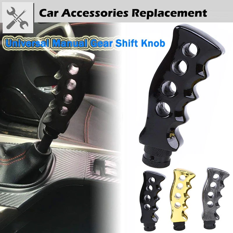 Automotive 1x Universal Manual Cool Pistol Grip Handle Gear Stick Shift Knob Lever Shifter IN2634722