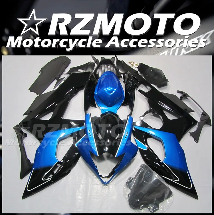 

4 подарка, новый комплект обтекателей для мотоцикла из АБС, подходит для SUZUKI 1000 2005 2006 K5 05 06, кузов черного и синего цвета на заказ