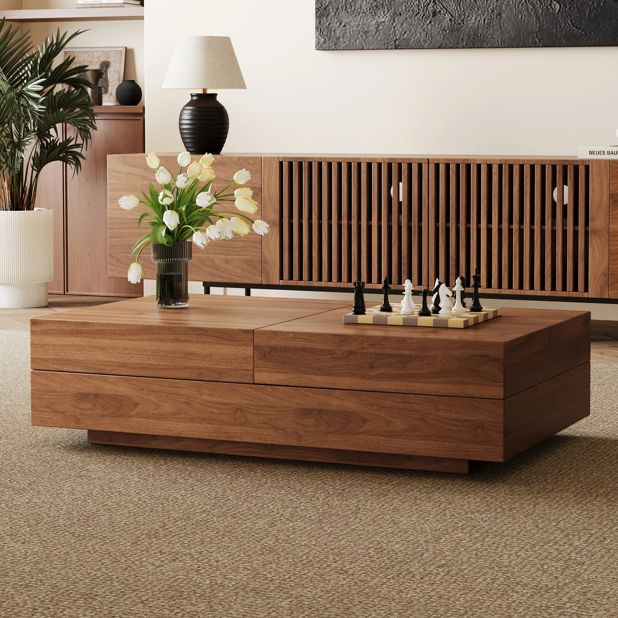 Expandable Mid‑Century Coffee Table 1
