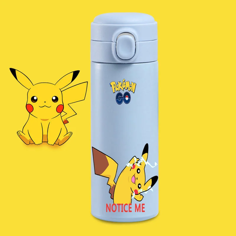 Anime Pokemon Thermos Cups Pikachu Thermo Bottle Cup Smart Temperature  Display Water Bottle Coffee Cup Winter for Kid Gifts - AliExpress