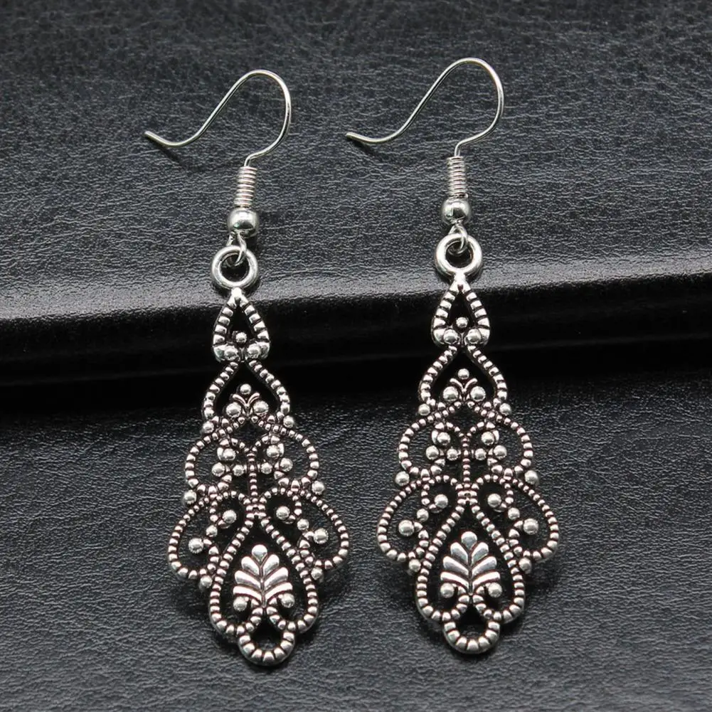 Orecchini A Gancio Per Studenti Orecchini A Gancio A Forma Di Foglia Vintage Bohémien Design A Goccia D'Acqua Esagerato Per Lo Stile Retrò Boho Chic D
